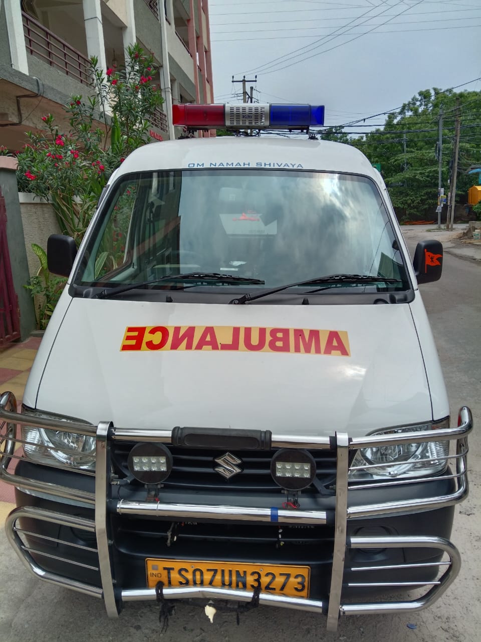 Ventilator Ambulance Outside